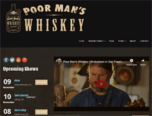 Tablet Screenshot of poormanswhiskey.com